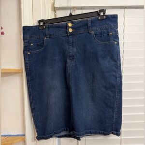 Denim Blue Women's Skirt